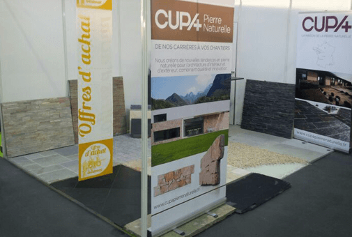 CUPA pierre naturelle au salon Gedimat