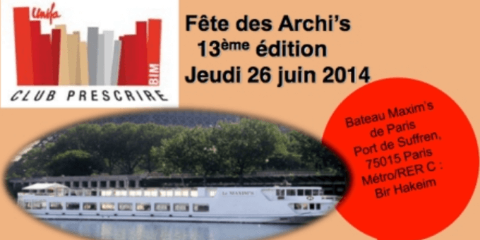 13ème Fête des Archi's à Paris