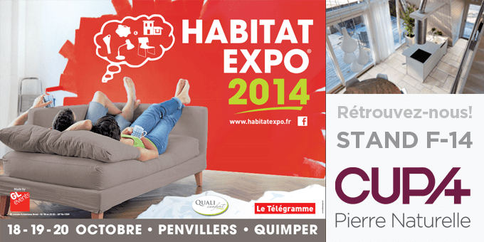 CUPA Pierre Naturelle au salon Expo Habitat Quimper