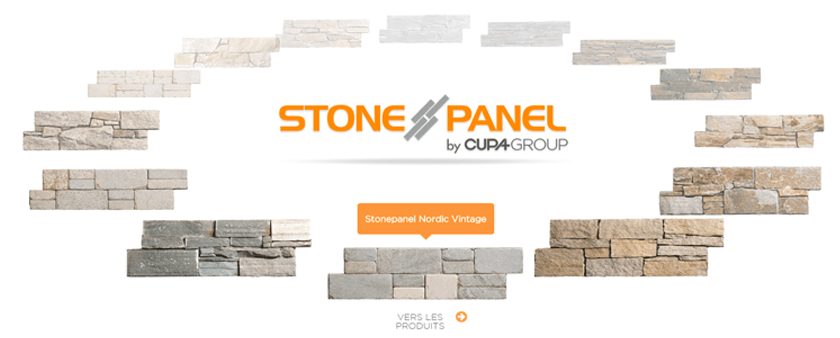 Nouveau site web CUPA STONE: STONEPANEL