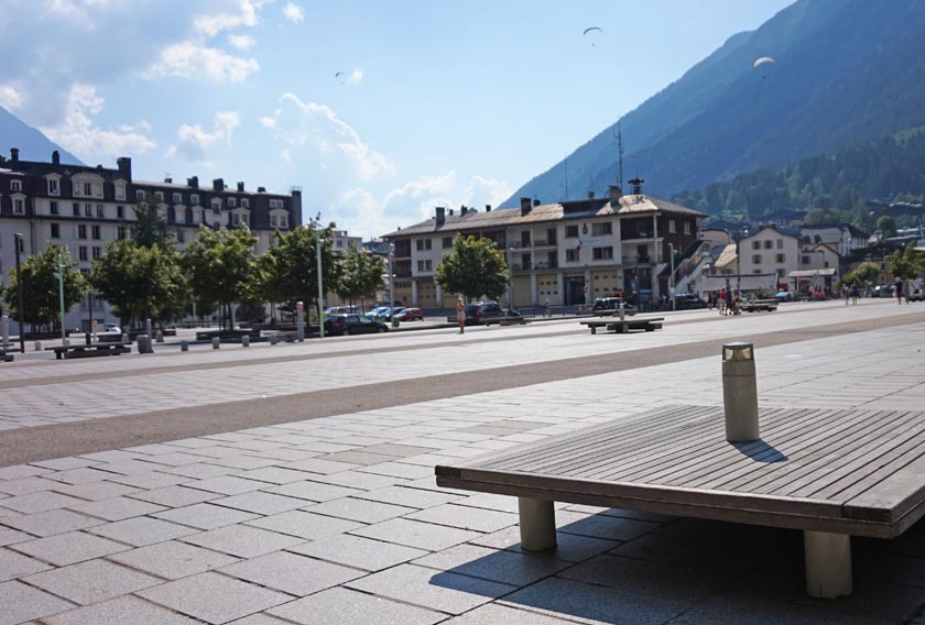 Place du Mont-Blanc Chamonix