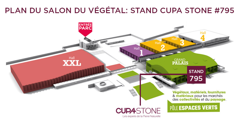 Cupa Stone au Salon du Végétal de Nantes