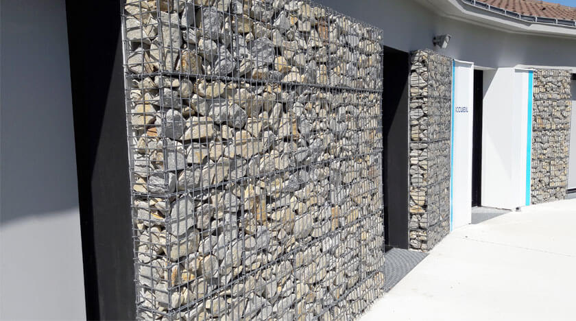 Gabions en pierre naturelle