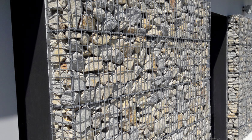 Gabions en pierre naturelle