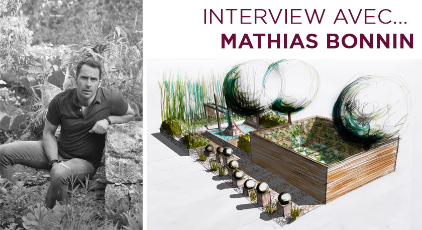 Jardin 'Pour Tous' de Mathias Bonnin pour le Carré des Jardiniers créé en collaboration avec CUPA STONE