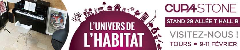 CUPA STONE au salon Univers de l'Habitat de Tours