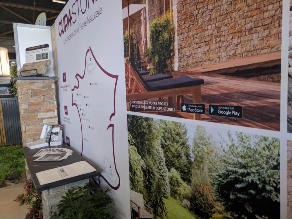 Stand CUPA STONE au Salon du Végétal 2017