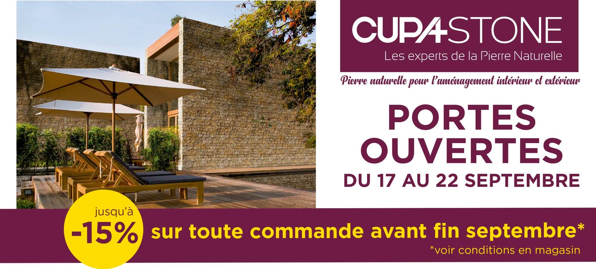 Portes ouvertes CUPA STONE France