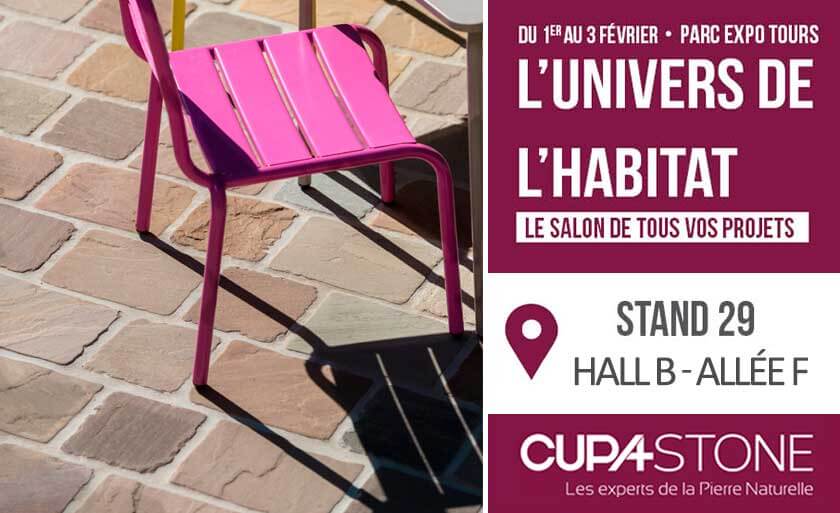 CUPA STONE au salon de l'Univers de l'Habitat à Tours