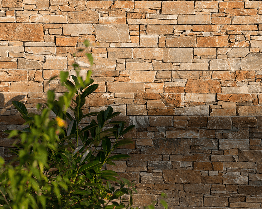 Stonepanel Orient sur la facade de la residence Home et Cens