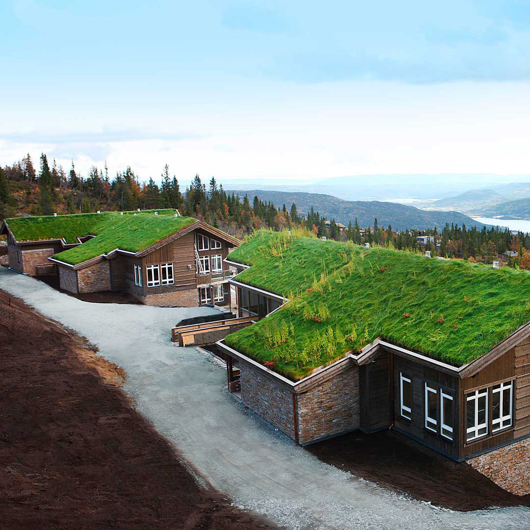 Aménagement extérieur en bois et pierre naturelle