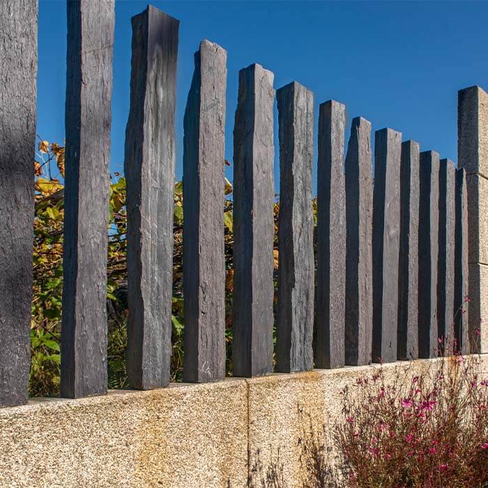 schiste decoration jardin exterieur