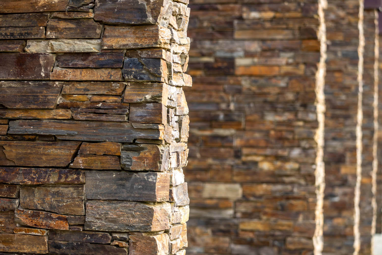 STONEPANEL multicolor parement mural