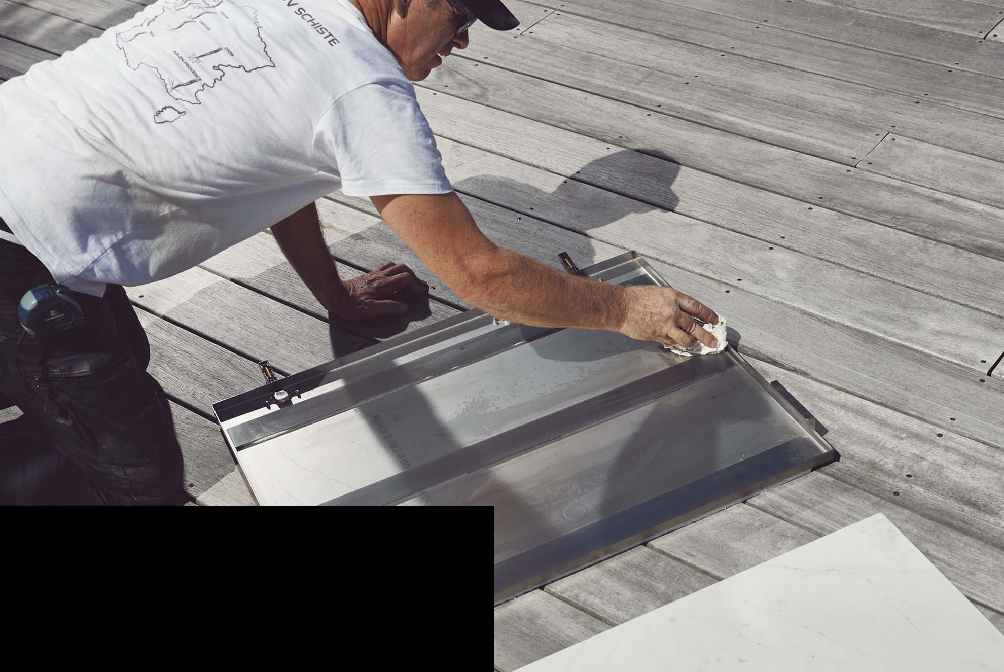 Étapes d’installation de notre cuisine d’extérieure modulaire habillée de Ceratop-2