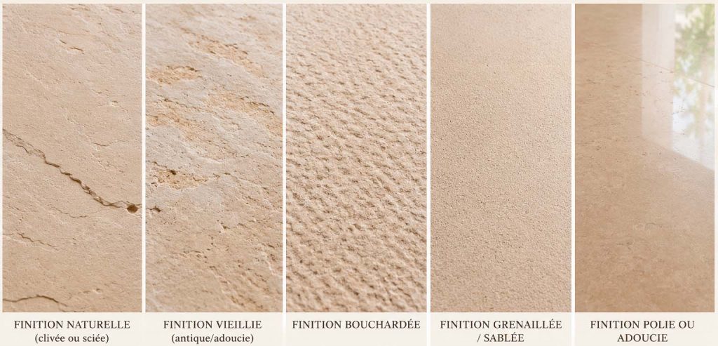 finitions pierre naturelle